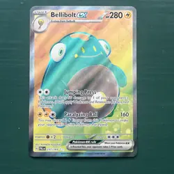 Pokemon TCG Bellibolt ex 237/193 Full Art Ultra Rare Paldea Evolved NM/M - Image 1