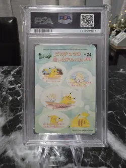 1999 Pocket Monsters Pikachu Togepy Graphic Sealedass #24 Gem Mint PSA 10 - Image 2