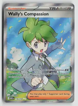 Wally's Compassion 176/132 Pokemon ME01: Mega Evolution Ultra Rare NM - Image 1