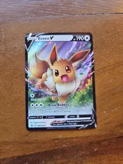 Eevee V SWSH065 Sword & Shield Battle Academy Black Star Promo Pokemon Card - Image 3