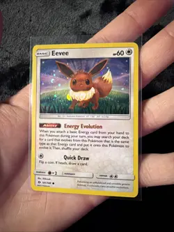 Eevee - (Cosmos Holo) 101/149 Sun & Moon Era Pokemon Card TCG 2017 - Image 3