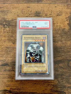 Yu-Gi-Oh SAMPLE Summoned Skull 2002 Promo PSA 9 MINT SDY-004 Store Promo - Image 1