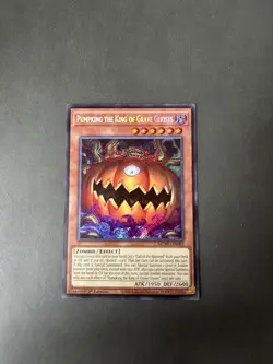Yugioh Pumpking The King Of Grave Ghosts MZMU-EN001 1st Edition NM/Mint Secret - Image 1