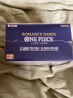 Sealed ENGLISH OP-01 Booster Box - White Bottom. One Piece TCG - Romance Dawn - Image 5
