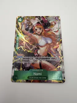 The Azure Sea's Seven #OP14-031 Nami (Alternate Art) - Image 1