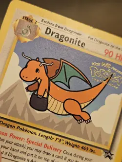 Pokemon card Dragonite 5 Black Star Promo WM First Movie TCG 1999 Pokemon - Image 4