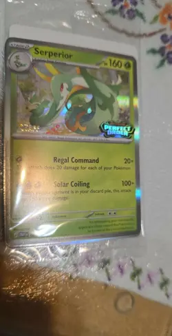 Sealed Pokemon TCG Mega Evolution Perfect Order STAFF Promo 4 Card Pack - Image 1