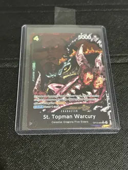 2024 One Piece Card Game St Topman Warcury Alternate Art SR #OP13-089 NM - Image 1