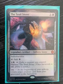 The Soul Stone 0066 Marvel's Spider-Man Mythic Foil NM MTG Card English - Image 1