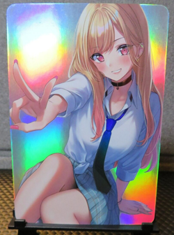 Marin Kitagawa Dress Up Darling Art Card Holo NM Collectible Anime Manga Waifu - Image 1