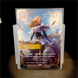 Riftbound: Lux Crownguard PROMO 014/024 OGS Champion Unit Card - Image 1