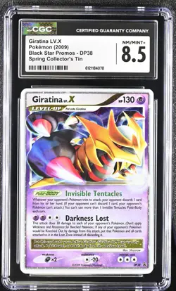 CGC 8.5 Giratina LV.X 2009 Black Star Promos DP38 Holo Pokemon Card - Image 1