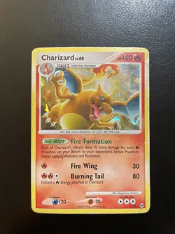 DMG Charizard 1/99 Collector's Tins Exclusive Cracked Ice Holo Pokemon TCG Card - Image 1