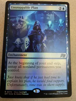 Unstoppable Plan - Foil Aetherdrift - Mtg - Image 1