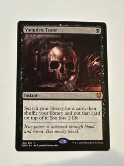 Vampiric Tutor Commander Legends Regular NM MTG - Image 1