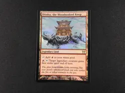 Shinka, the Bloodsoaked Keep FOIL LP [Champions of Kamigawa] Mtg Free Tracking! - Image 1