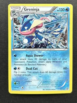 Pokemon TCG Greninja XY162 Holo Black Star Promo - Image 1
