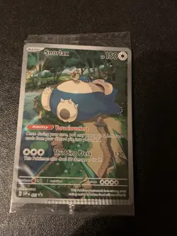 Pokemon TCG Scarlet And Violet 151 Black Star Promo 051 Snorlax Error Card Rare - Image 1