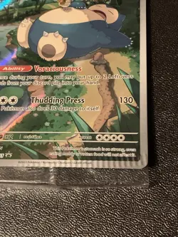 Pokemon TCG Scarlet And Violet 151 Black Star Promo 051 Snorlax Error Card Rare - Image 2