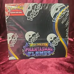 Pokemon TCG: Mega Evolution Phantasmal Flames Factory Sealed Booster Box - Image 1