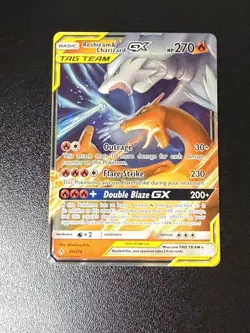 2019 Pokemon Reshiram & Charizard GX TAG TEAM Holo Rare Unbroken Bonds 20/214 - Image 3