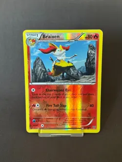 Pokemon TCG Braixen 25/146 XY Base Set Holo NM - Image 1