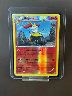 Pokemon TCG Braixen 25/146 XY Base Set Holo NM - Image 3