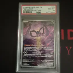 2024 POKEMON SVP EN-SV BLACK STAR PROMO #129 PECHARUNT PSA 10 - Image 1