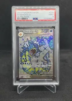2023 POKEMON SVI EN #225/198 GYARADOS EX ULTRA RARE PSA 9 - Image 1