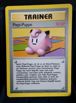 Pokemon TCG Piepi Puppe 70/102 Base Set 1999 Deutsch - Image 1
