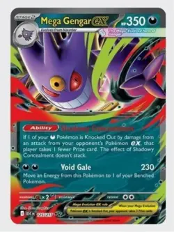 Mega Gengar ex - 125/217 - Double Rare - Ascended Heroes - Pokemon TCG - NM - Image 1