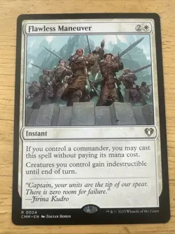Flawless Maneuver [Commander Masters] CMM RARE MtG TCG Card # 0024 - Image 1