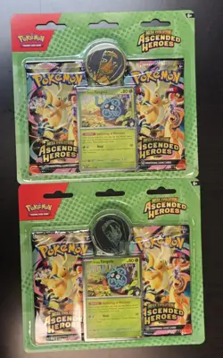 (2) Pokemon TCG: Mega Evolution Ascended Heroes 2 Pack Blister Erika’s Tangela - Image 1