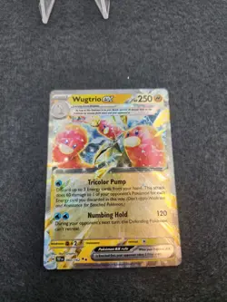 Wugtrio EX 60/162 Double Rare Holo Temporal Forces Pokemon TCG NM - Image 2