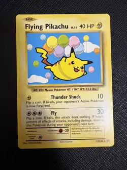 Flying Pikachu 110/108 Pokemon TCG XY - Evolutions - NM - Image 3