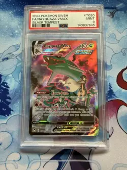 Rayquaza VMAX TG20/TG30 Silver Tempest Trainer Gallery Pokemon English PSA 9 - Image 1