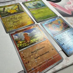 Pokemon 151 Cosmos Promo Set Pikachu Squirtle Charmander Bulbasaur Costco NM - Image 4