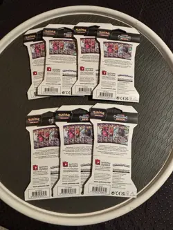 Pokemon TCG Sword and Shield CHILLING REIGN Sleeved Blister Pack Lot Of 7 - Image 2