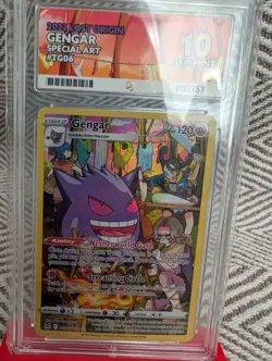 Pokemon 2022 Gengar Lost Origin Special Art TG06/TG30 Graded Gem Mint 10 - Image 3