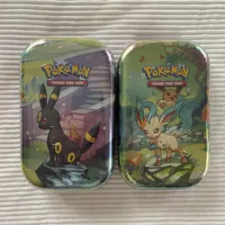 Pokemon TCG Prismatic Evolutions Mini Tins SET OF 2 FACTORY SEALED - Image 1
