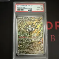 2024 Pokemon SVP EN-SV Black Star Promo Magneton #159 Surging Sparks Etb PSA 10 - Image 1
