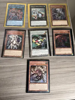 Yu-Gi-Oh! TCG 1st Edition Card Lot 7x Cross Crusader, Zenmaity, Gogogo Golem - Image 2