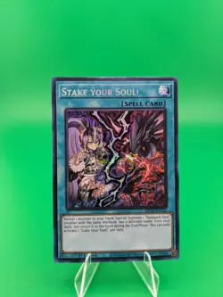 Yu-Gi-Oh! Stake Your Soul! MP24-EN142 Prismatic Secret Rare - Image 1