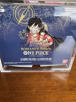 ONE PIECE Card Game Romance Dawn OP-01 White Bottom Booster Box English OPEN - Image 1