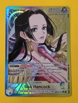 BOA HANCOCK GROUND DEATH DRACULE CROCODILE ENGLISH 18 CARD LOT ONE PIECE AUCTION - Image 1
