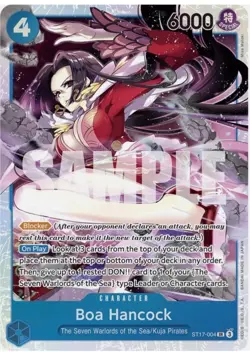 Boa Hancock SR Starter Deck 17: BLUE Doflamingo ST17-004 NM Foil One Piece TCG - Image 1