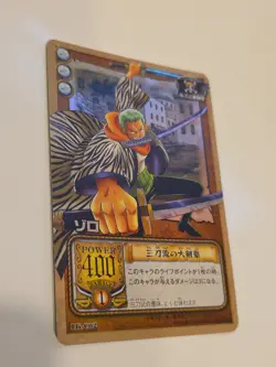 One Piece Roronoa Zoro 2002 LK C02 Holo SR SP Rare Path Of Pirate King Carddass - Image 3