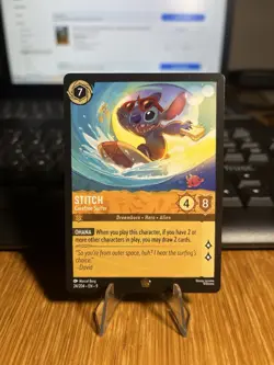Stitch Carefree Surfer (FABLED) - 24/204 - Legendary - Disney Lorcana - Image 1