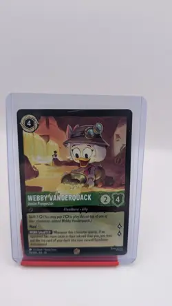 Webby Vanderquack - Junior Prospector Regular #93 Lorcana Whispers in the Well - Image 1