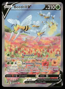 Pokemon Cards Beedrill V 161/189 Astral Radiance Rare Ultra NM - Image 1